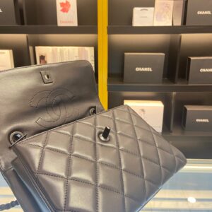 Tui Xach Hang Hieu Chanel Trendy Mau Den Sieu Cap 25cm 9.jpg