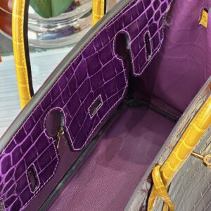 Tui Xach Hermes Birkin Crocodile Mix 2 Mau Like Auth Van Da Ca Sau 30cm 6 1.jpg