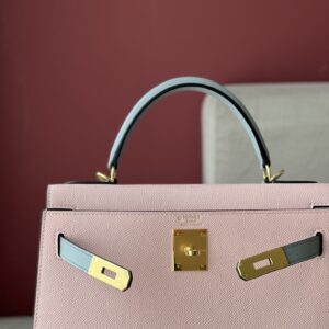 Tui Xach Hermes Kelly Da Epsom Replica 11 Nu Mix 2 Mau Hong Xam 28cm 3.jpg