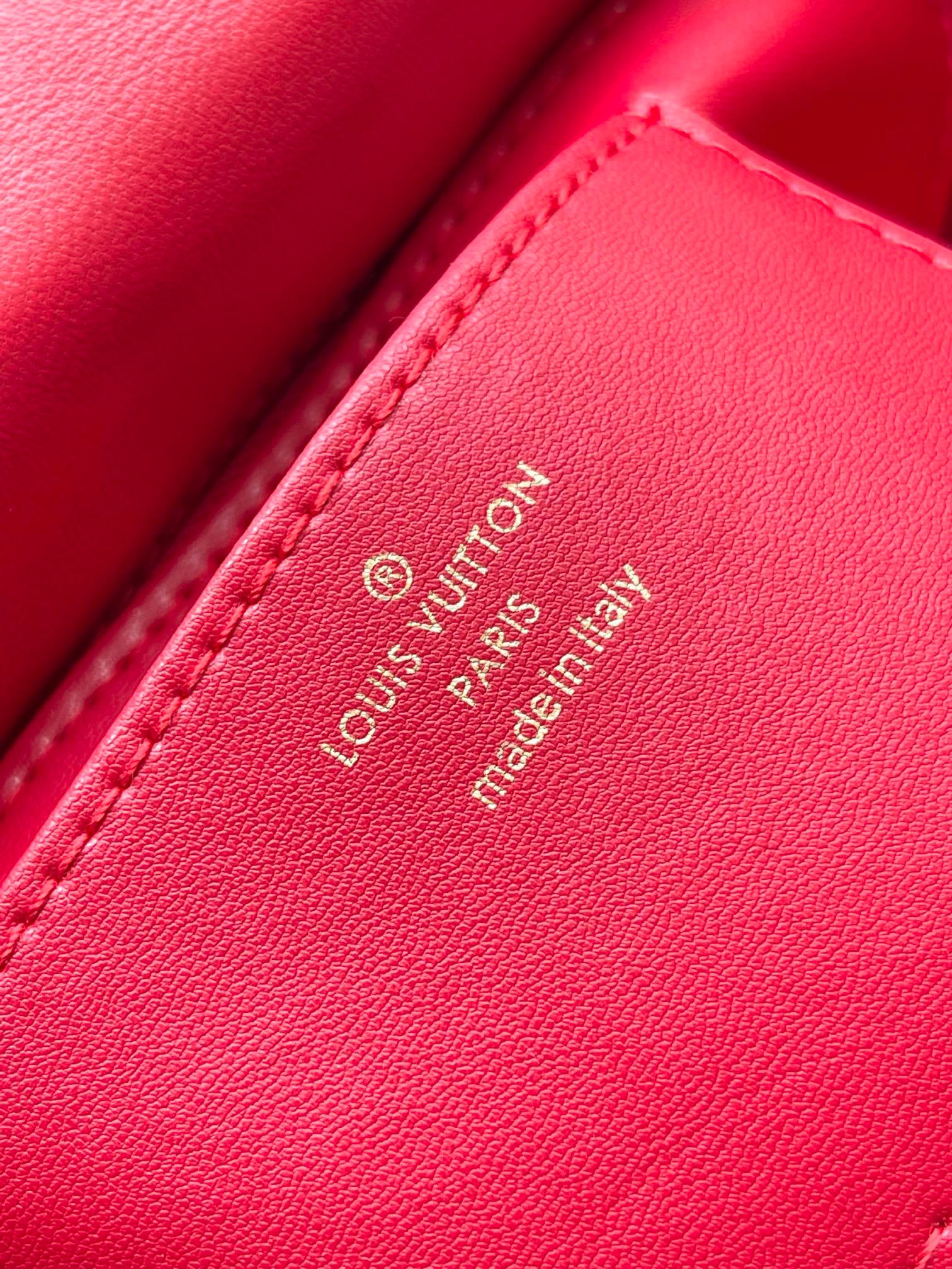 Tui Xach Louis Vuitton LV Twist Like Auth Nu Mau Do 23cm 2.jpg
