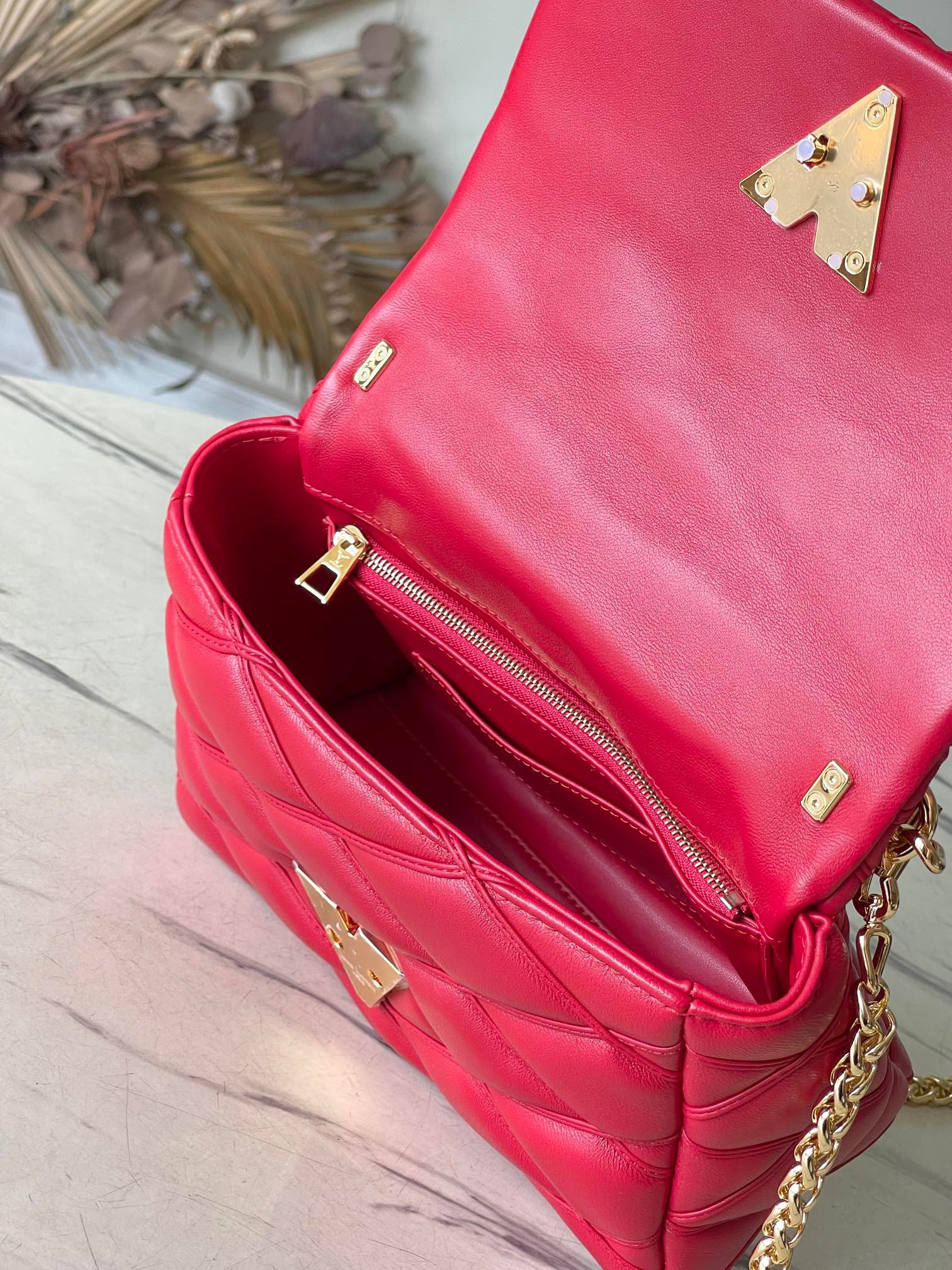 Tui Xach Louis Vuitton LV Twist Like Auth Nu Mau Do 23cm 3.jpg