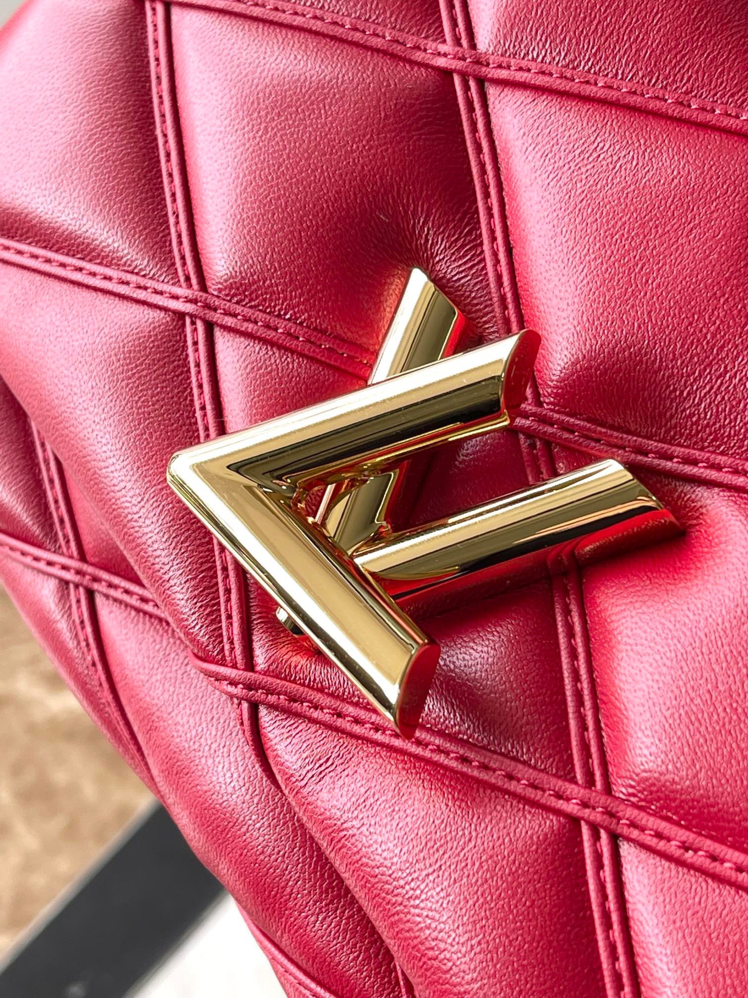 Tui Xach Louis Vuitton LV Twist Like Auth Nu Mau Do 23cm 6.jpg