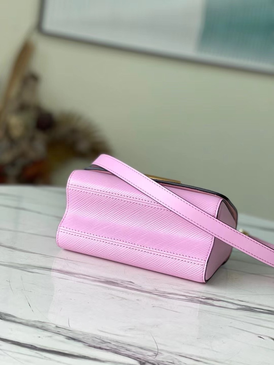 Tui Xach Louis Vuitton LV Twist Replica 11 Cao Cap Nu Mau Hong 24cm 9.jpg