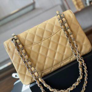 Tui Xach Nu Chanel Classic Replica 11 Da Hat Khoa Bac 23cm 2.jpg