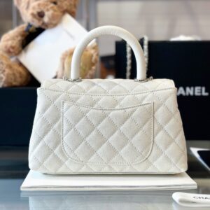 Tui Xach Nu Chanel Coco Mau Trang Sieu Cap Da Hat 23cm 6.jpg