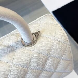 Tui Xach Nu Chanel Coco Mau Trang Sieu Cap Da Hat 23cm 7.jpg