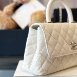 Tui Xach Nu Chanel Coco Mau Trang Sieu Cap Da Hat 23cm 8.jpg