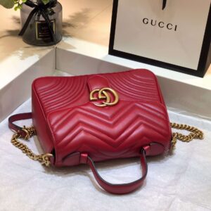 Tui Xach Nu Gucci Marmont Top Handle Like Auth Mau Do 27cm 3.jpg