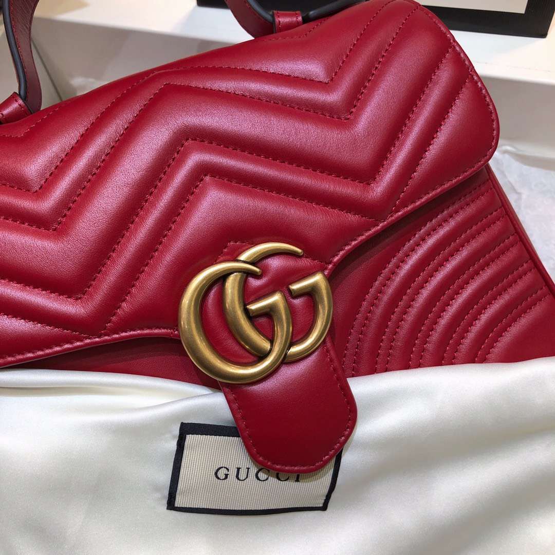 Tui Xach Nu Gucci Marmont Top Handle Like Auth Mau Do 27cm 7.jpg