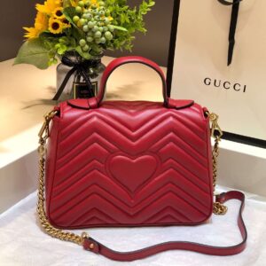 Tui Xach Nu Gucci Marmont Top Handle Like Auth Mau Do 27cm 8.jpg