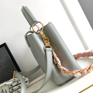 Tui Xach Nu Louis Vuitton LV Capucines BB Like Auth Mau Ghi 27x18x9cm 9.jpg