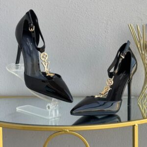 black Louis Vuitton Gala pumps
