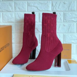 Louis Vuitton Silhouette ankle sock boots