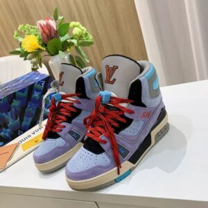 Louis Vuitton Trainer Sneaker Boot Purple