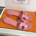 “Hermes replica Oran heels women replica shoes designer sandals”