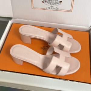 Hermes Replica Oran Heels LIGHT PINK