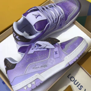 Louis Vuitton LV Trainer sneakers in purple